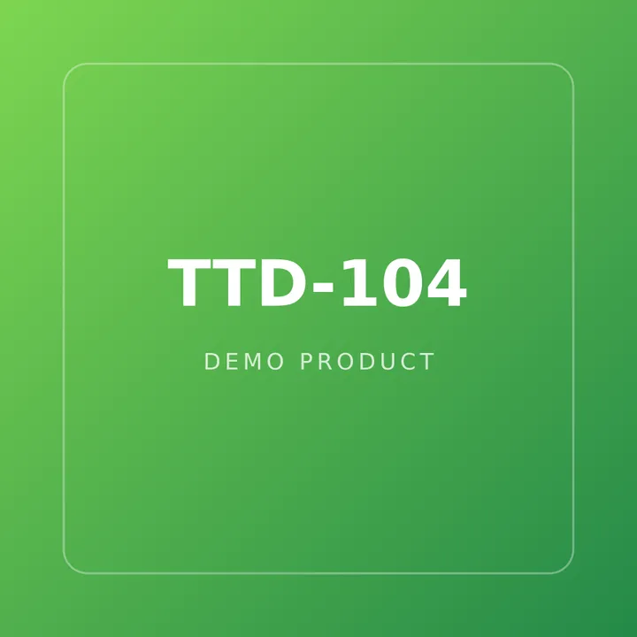 Demo artwork for product TTD-104