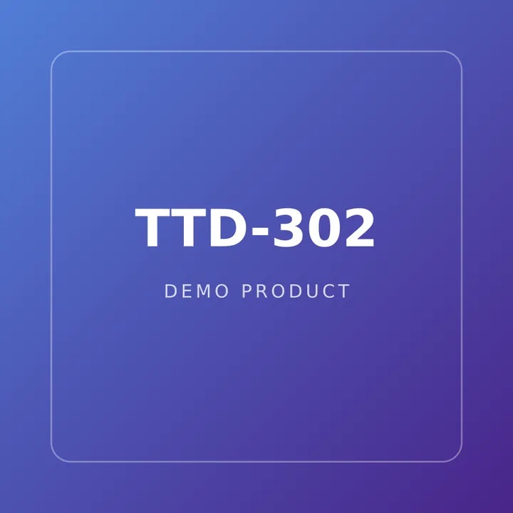 Demo artwork for product TTD-302